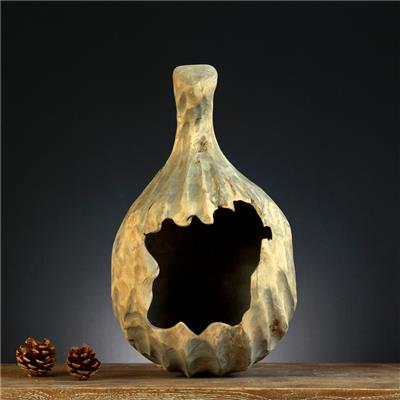 手工制作工艺绿植多肉花盆花瓶花器田园家居民宿装饰器皿展示图片