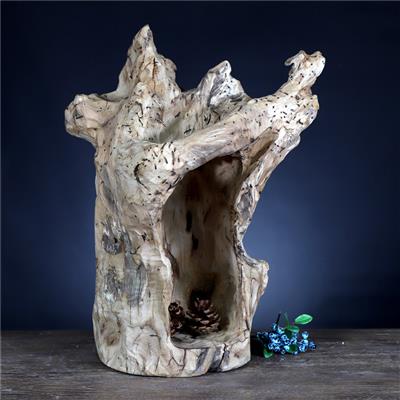 手工制作木质绿植多肉花盆花槽花器田园家居民宿装饰器皿展示图片