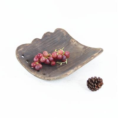 复古侘寂风怀旧民宿酒店餐厅吧台桌面茶几果盘零食盘摆件展示图片