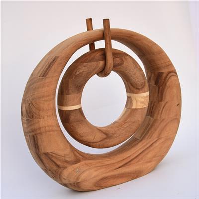 手工制作胡桃木装饰摆件摆台家居玄关桌面造型装饰工艺品展示图片