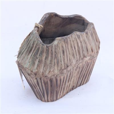 手工制作木质花盆花桶插花花瓶做旧复古装饰器皿摆件展示图片