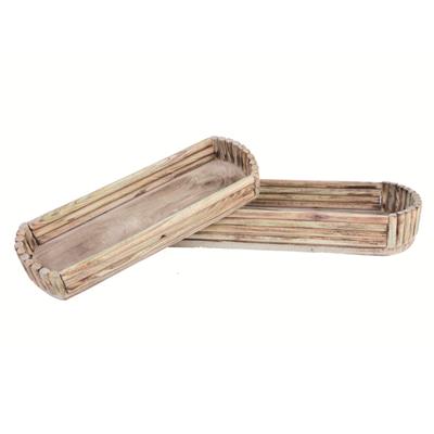 手工制作木质工艺托盘果盘摆盘桌面家居装饰器皿摆件展示图片