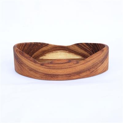 手工制作胡桃木船形装饰托盘果盘家居桌面摆件工艺品展示图片