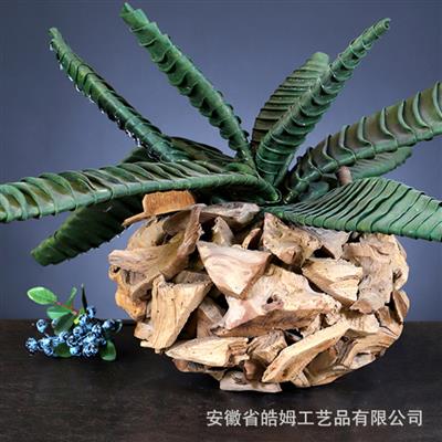 手工制作实木花瓶花盆花器花桶花艺插花干花居家装饰器皿展示图片