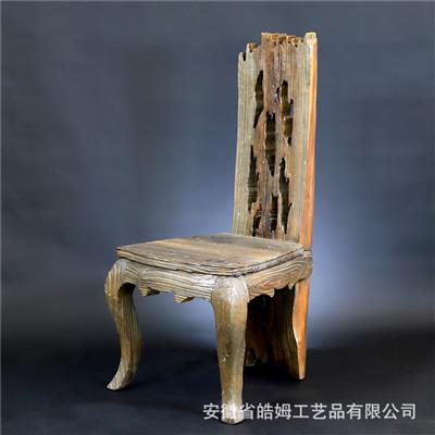 手工打造枯木小板凳小桌子三角桌靠椅供桌名宿创意装饰家具摆件展示图片