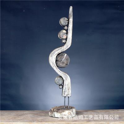 抽象艺术民宿别墅酒店家居客厅玄关电视柜创意摆件装饰品展示图片