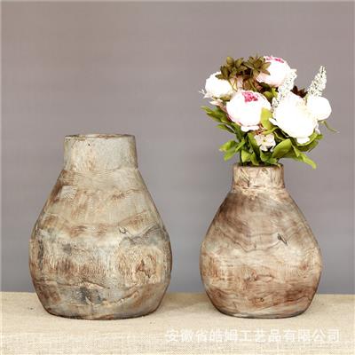 现代轻奢家居民宿别墅售楼处软装搭配花瓶花桶花器工艺品展示图片