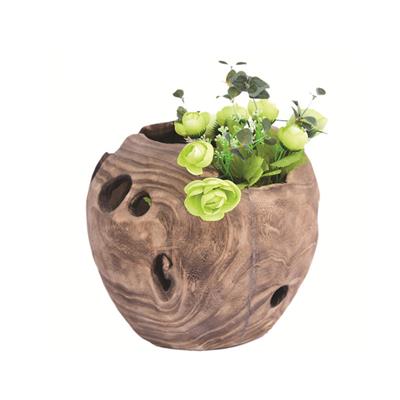 手工制作木质工艺花瓶花盆花桶插花花器家居民宿储物器皿展示图片