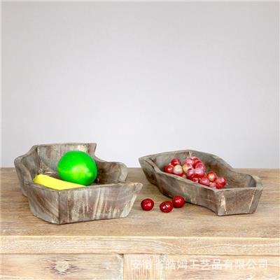 手工制作木质托盘摆盘零食水果盘民宿家居桌面储物器皿展示图片