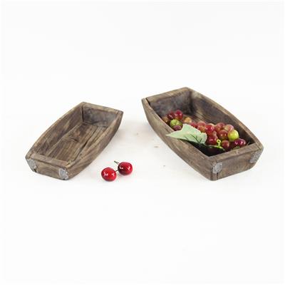手工制作木质托盘摆盘零食水果盘民宿家居桌面储物器皿展示图片
