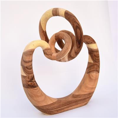 手工制作胡桃木装饰摆件家居玄关桌面苹果造型装饰工艺品展示图片