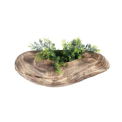 手工制作木质花盆花桶插花花器做旧复古装饰器皿摆件展示图片