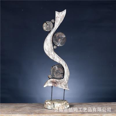 手工制作木质工艺摆件民宿酒店树根装饰抽象造型摆饰展示图片
